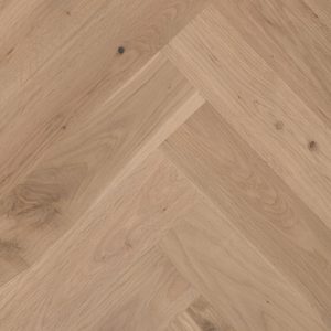 White Oak Herringbone ABC Unfinished 18mm - Solid Flooring