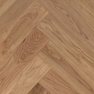 White Oak Herringbone UV Lacquered 18mm - Solid Flooring
